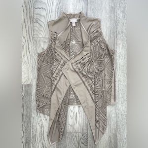 Chico's Women Tank And Eyelet Vest Size 1